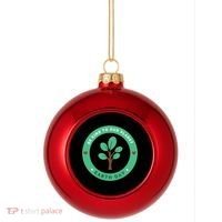 Earth Day Be Kind To Earth Be Kind To Our Planet Eco Gift Plastic Christmas Ball Ornament thumb 0