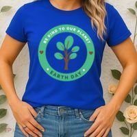 Earth Day Be Kind To Earth Be Kind To Our Planet Eco Gift Women's T-Shirt thumb 2