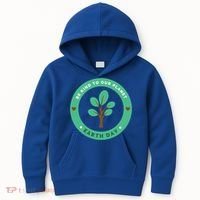 Earth Day Be Kind To Earth Be Kind To Our Planet Eco Gift Kids Hoodie thumb 0