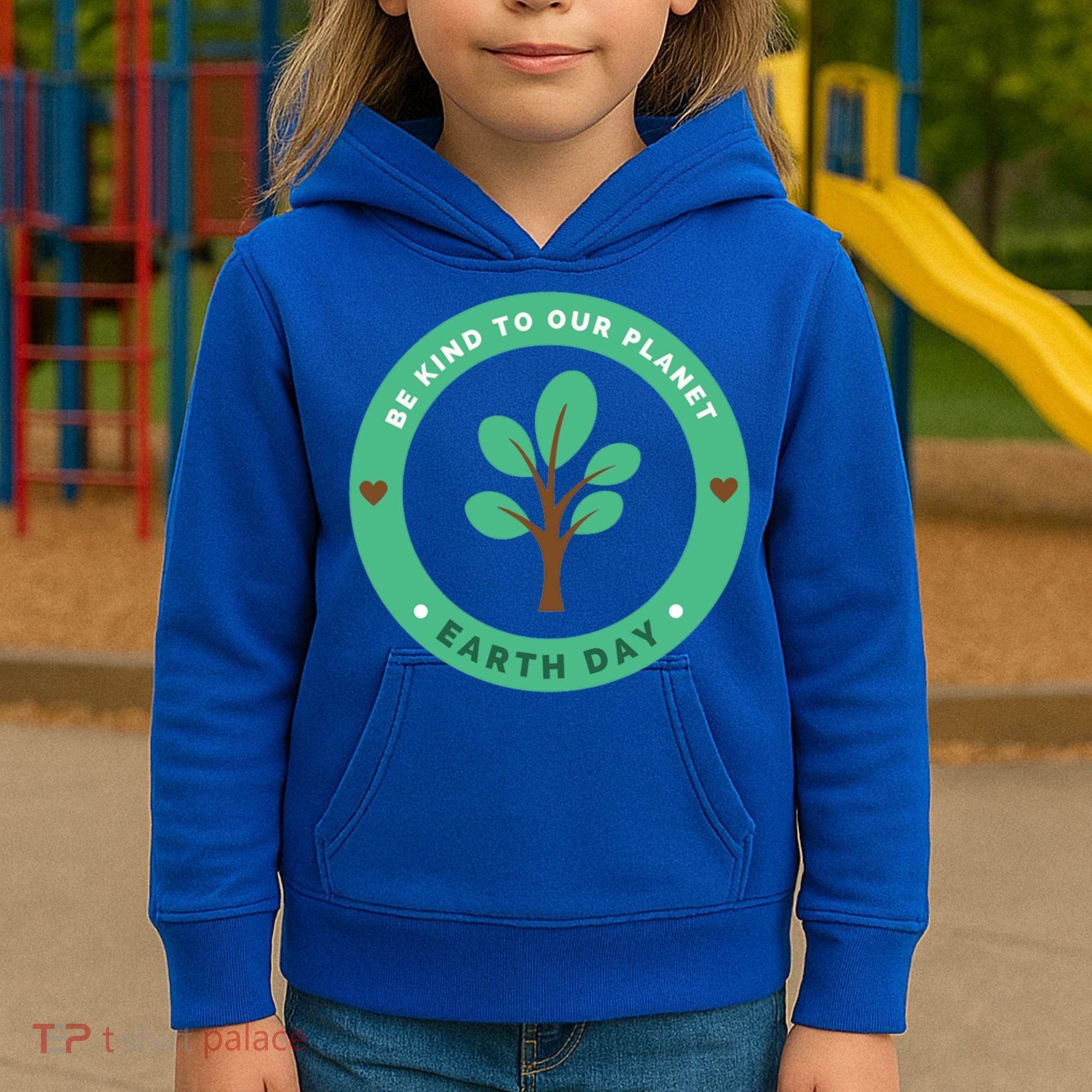 Earth Day Be Kind To Earth Be Kind To Our Planet Eco Gift Kids Hoodie