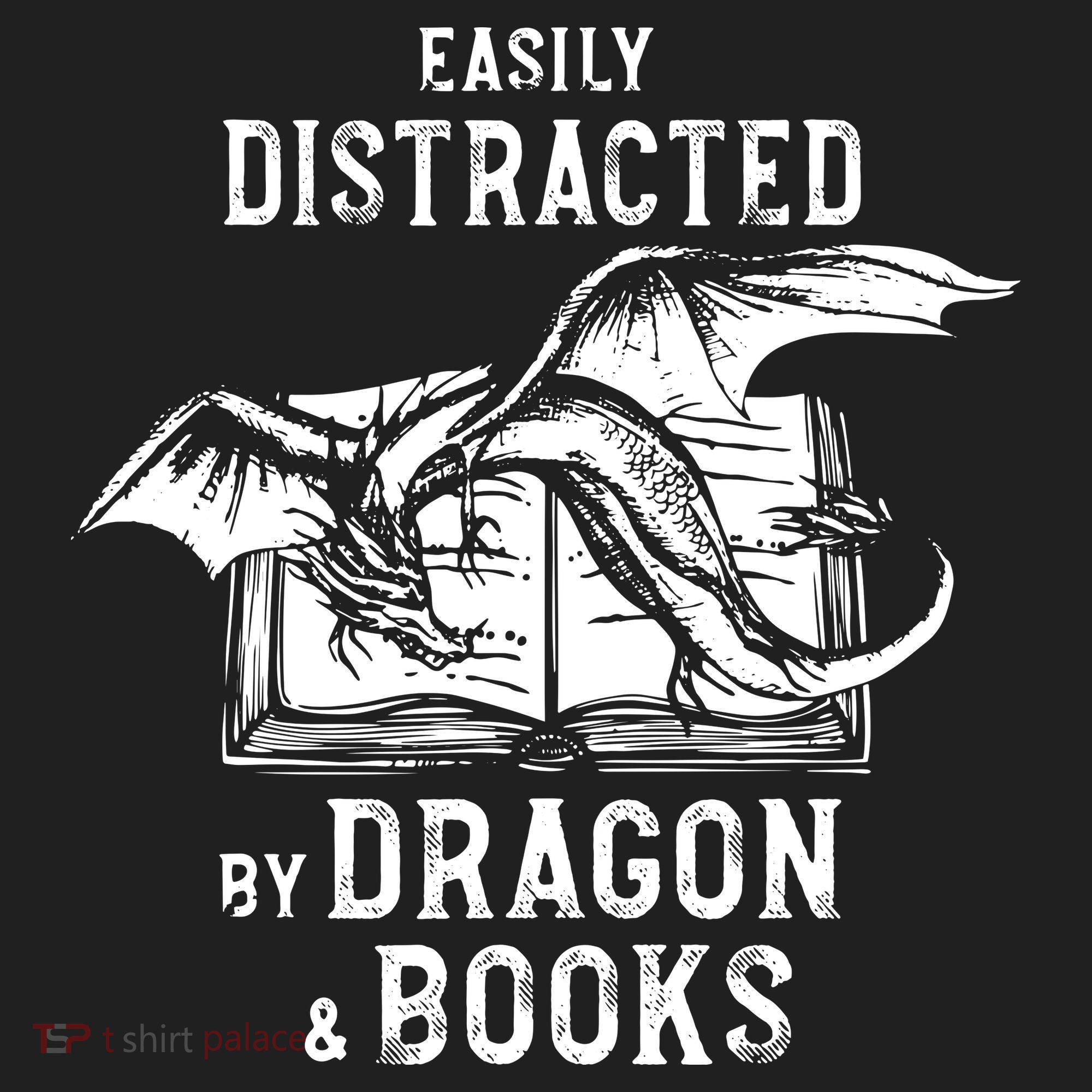 Easily Distracted By Dragon And Books Nerds Hat