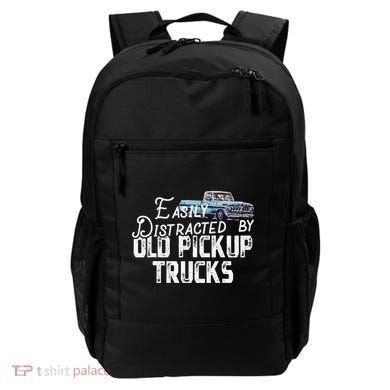 Easily Distracted By Old Pickup Trucks Cute Trucker Backpack