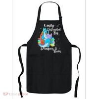 Easily Distracted By Dragons And Books Apron thumb 0