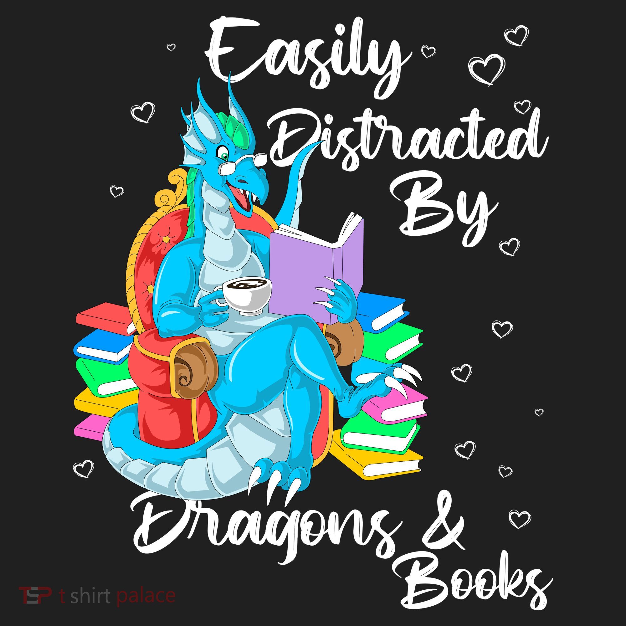 Easily Distracted By Dragons And Books Hat