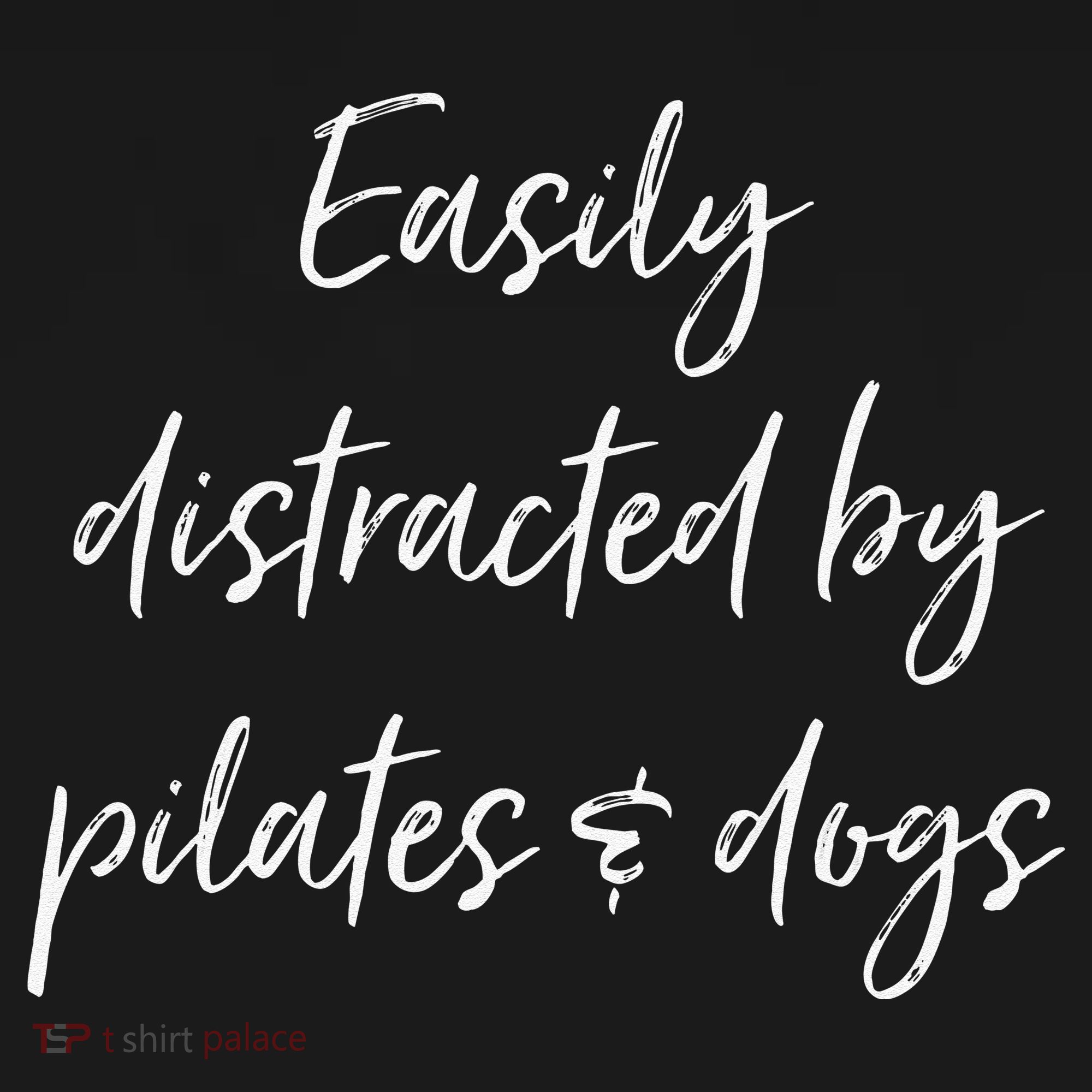 Easily Distracted By Pilates And Dogs Funny Dog Lover Gift Women's Hoodie