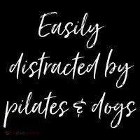 Easily Distracted By Pilates And Dogs Funny Dog Lover Gift Women's Tank Top thumb 5