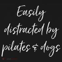 Easily Distracted By Pilates And Dogs Funny Dog Lover Gift Kids Sweatshirt thumb 2