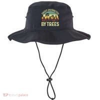 Easily Distracted By Trees Funny Tree Planting Trees Bucket Hat thumb 0