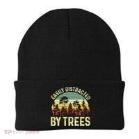 Easily Distracted By Trees Funny Tree Planting Trees Beanie thumb 0