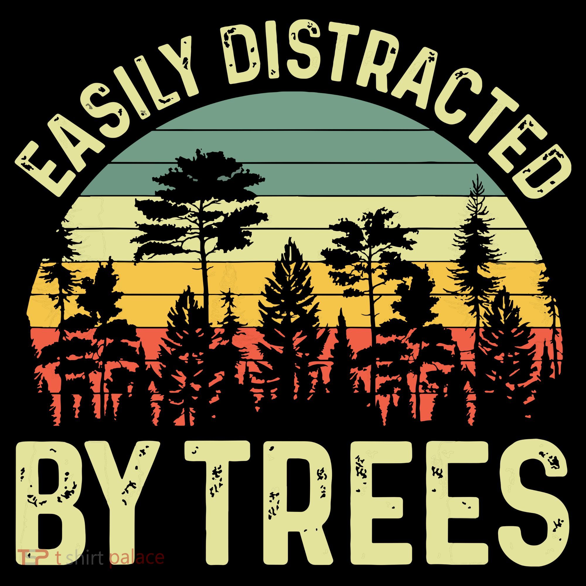 Easily Distracted By Trees Funny Tree Planting Trees Polo