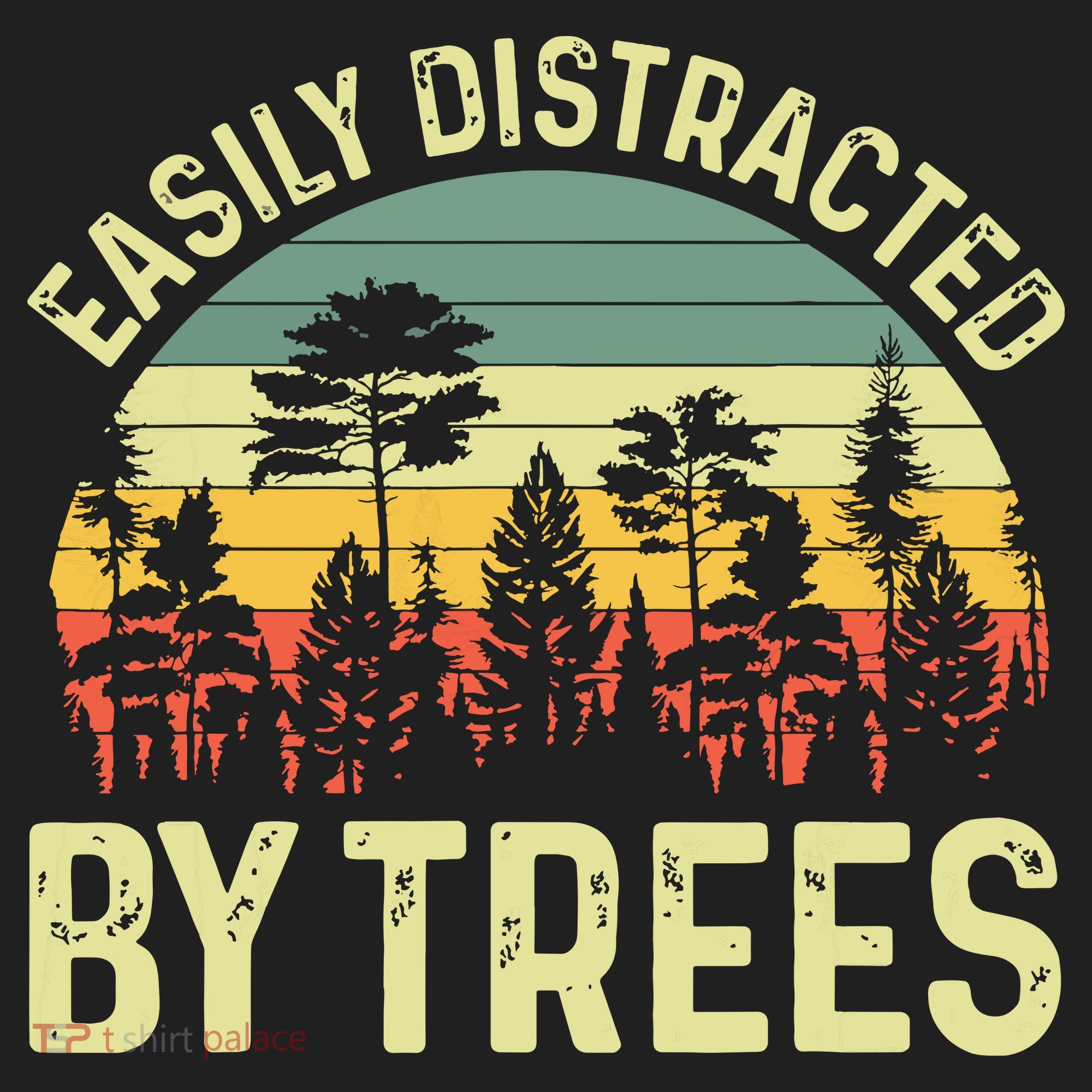 Easily Distracted By Trees Funny Tree Planting Trees Tumbler