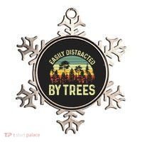 Easily Distracted By Trees Funny Tree Planting Trees Ornament thumb 0