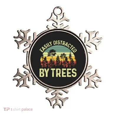 Easily Distracted By Trees Funny Tree Planting Trees Ornament