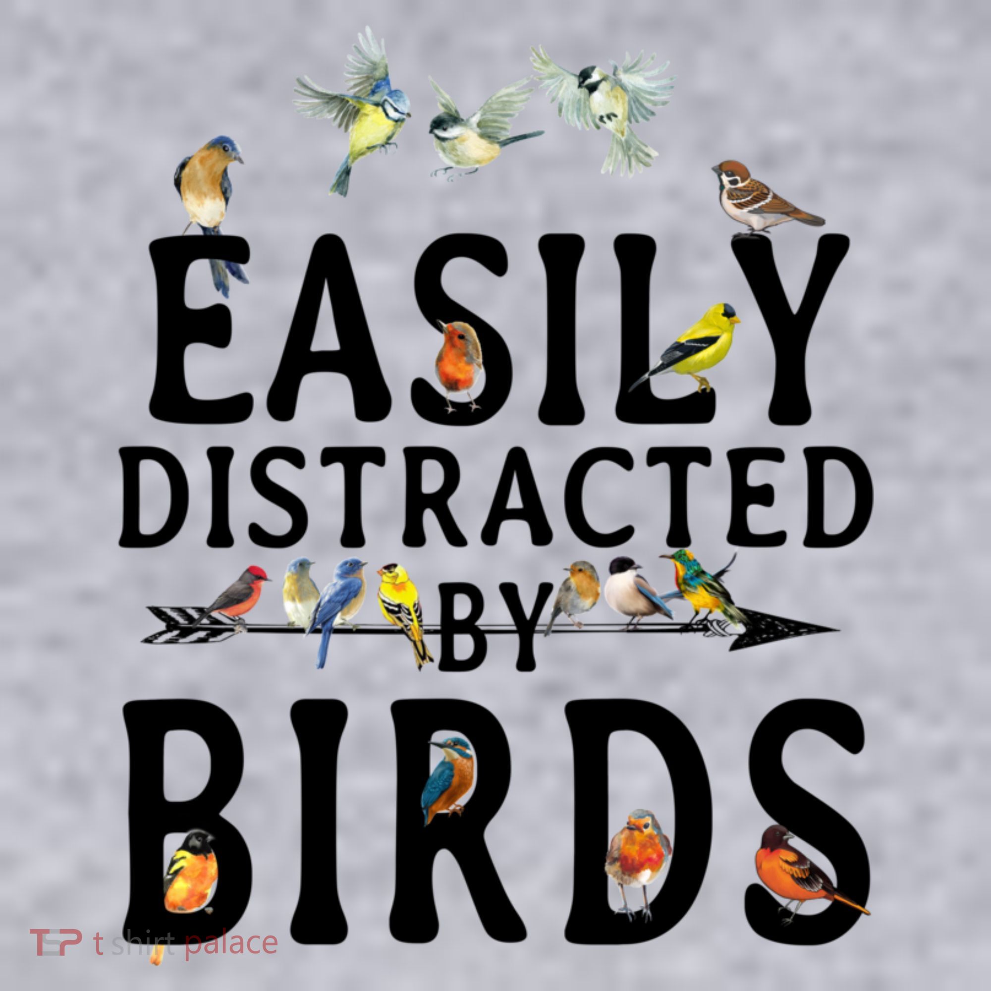 Easily Distracted By Birds Bird Lover Women's Sweatshirt