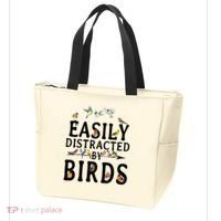 Easily Distracted By Birds Bird Lover Tote Bag thumb 3