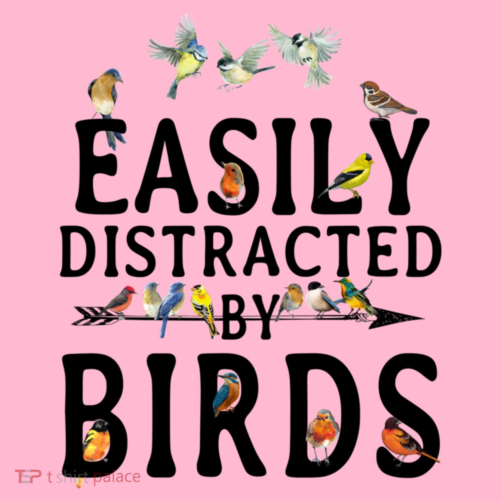 Easily Distracted By Birds Bird Lover Coaster