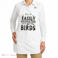 Easily Distracted By Birds Bird Lover Apron thumb 2