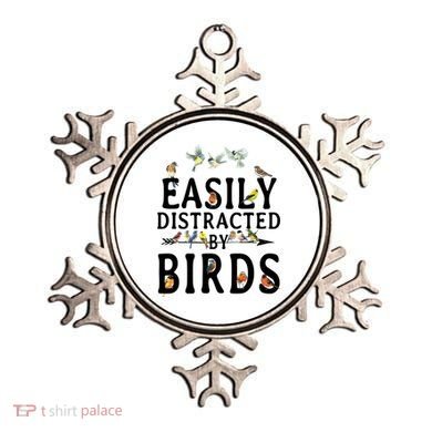 Easily Distracted By Birds Bird Lover Ornament