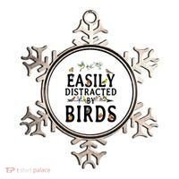 Easily Distracted By Birds Bird Lover Ornament thumb 0