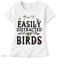 Easily Distracted By Birds Bird Lover Women's T-Shirt thumb 0