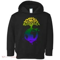 Earth Day Colorful Nature Toddler Hoodie thumb 0