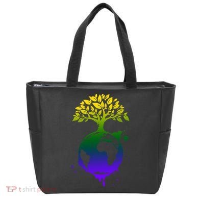 Earth Day Colorful Nature Tote Bag