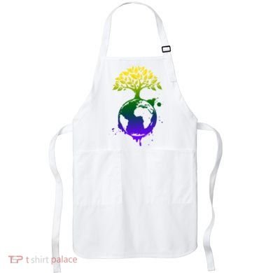 Earth Day Colorful Nature Apron