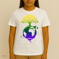 Earth Day Colorful Nature T-Shirt thumb 4