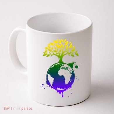 Earth Day Colorful Nature Coffee Mug