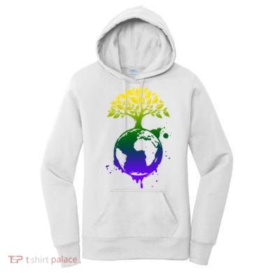 Earth Day Colorful Nature Women's Hoodie