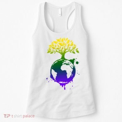 Earth Day Colorful Nature Women's Tank Top