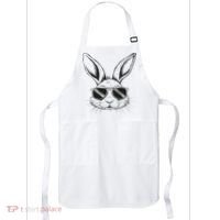 Easter Day Cool Bunny Face With Sunglasses Apron thumb 0