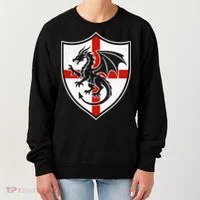 England Dragon Crest Shield Red Cross Emblem Women's Sweatshirt thumb 0