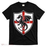 England Dragon Crest Shield Red Cross Emblem T-Shirt thumb 0