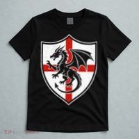 England Dragon Crest Shield Red Cross Emblem T-Shirt thumb 5