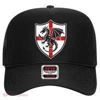 England Dragon Crest Shield Red Cross Emblem Hat thumb 0