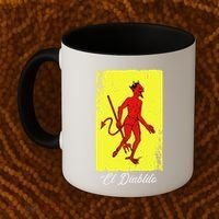 El Diablito Card Mexican Lottery Card Coffee Mug thumb 2