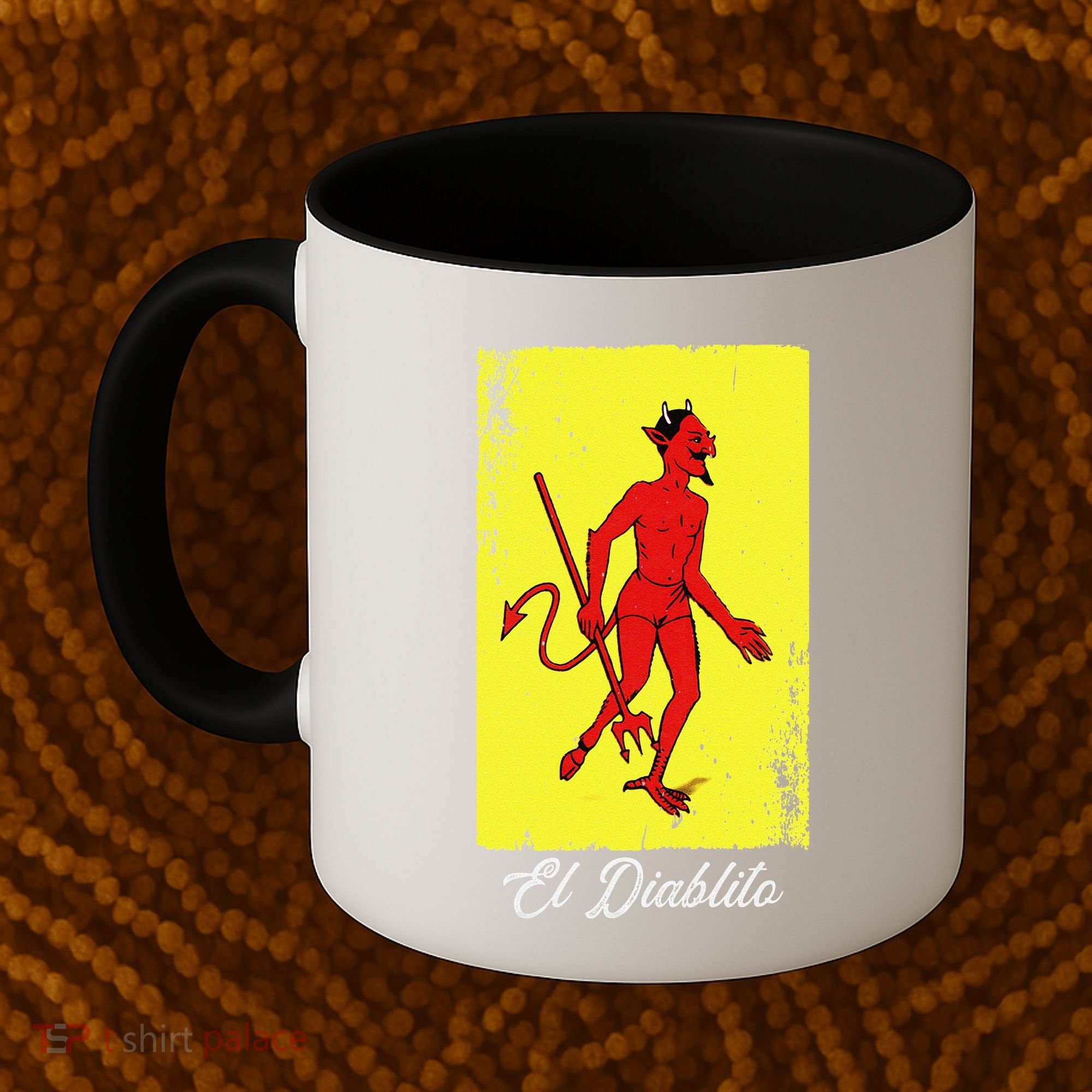 El Diablito Card Mexican Lottery Card Coffee Mug
