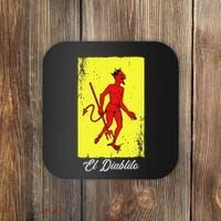 El Diablito Card Mexican Lottery Card Coaster thumb 0