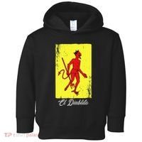 El Diablito Card Mexican Lottery Card Toddler Hoodie thumb 0