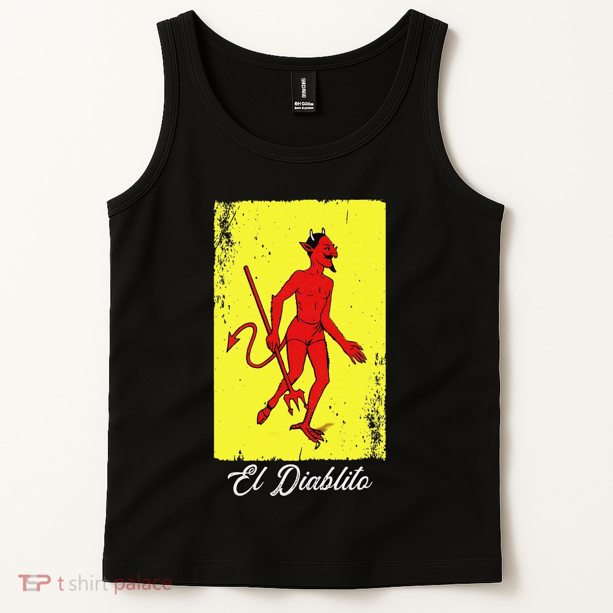 El Diablito Card Mexican Lottery Card Tank Top