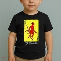 El Diablito Card Mexican Lottery Card Toddler T-Shirt thumb 2