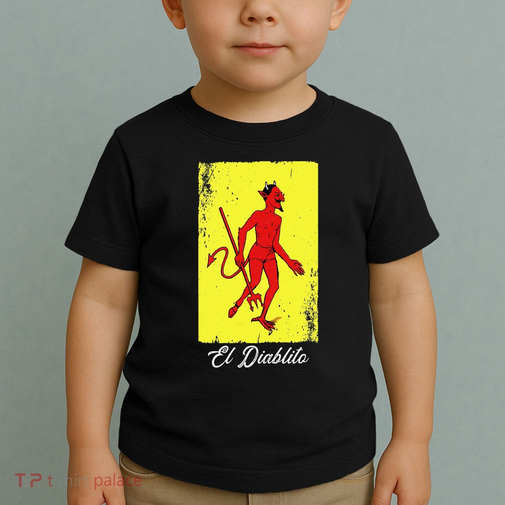 El Diablito Card Mexican Lottery Card Toddler T-Shirt