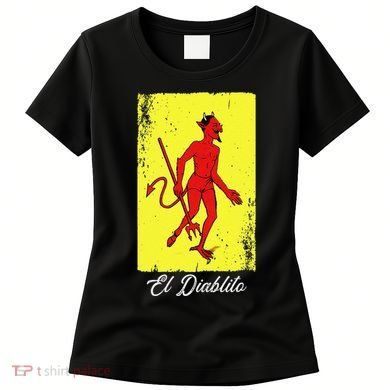 El Diablito Card Mexican Lottery Card Women's T-Shirt