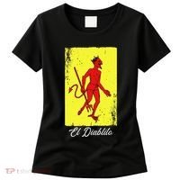 El Diablito Card Mexican Lottery Card Women's T-Shirt thumb 0