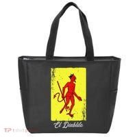 El Diablito Card Mexican Lottery Card Tote Bag thumb 0
