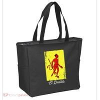 El Diablito Card Mexican Lottery Card Tote Bag thumb 2