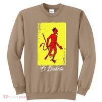 El Diablito Card Mexican Lottery Card Sweatshirt thumb 0