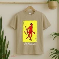 El Diablito Card Mexican Lottery Card T-Shirt thumb 2