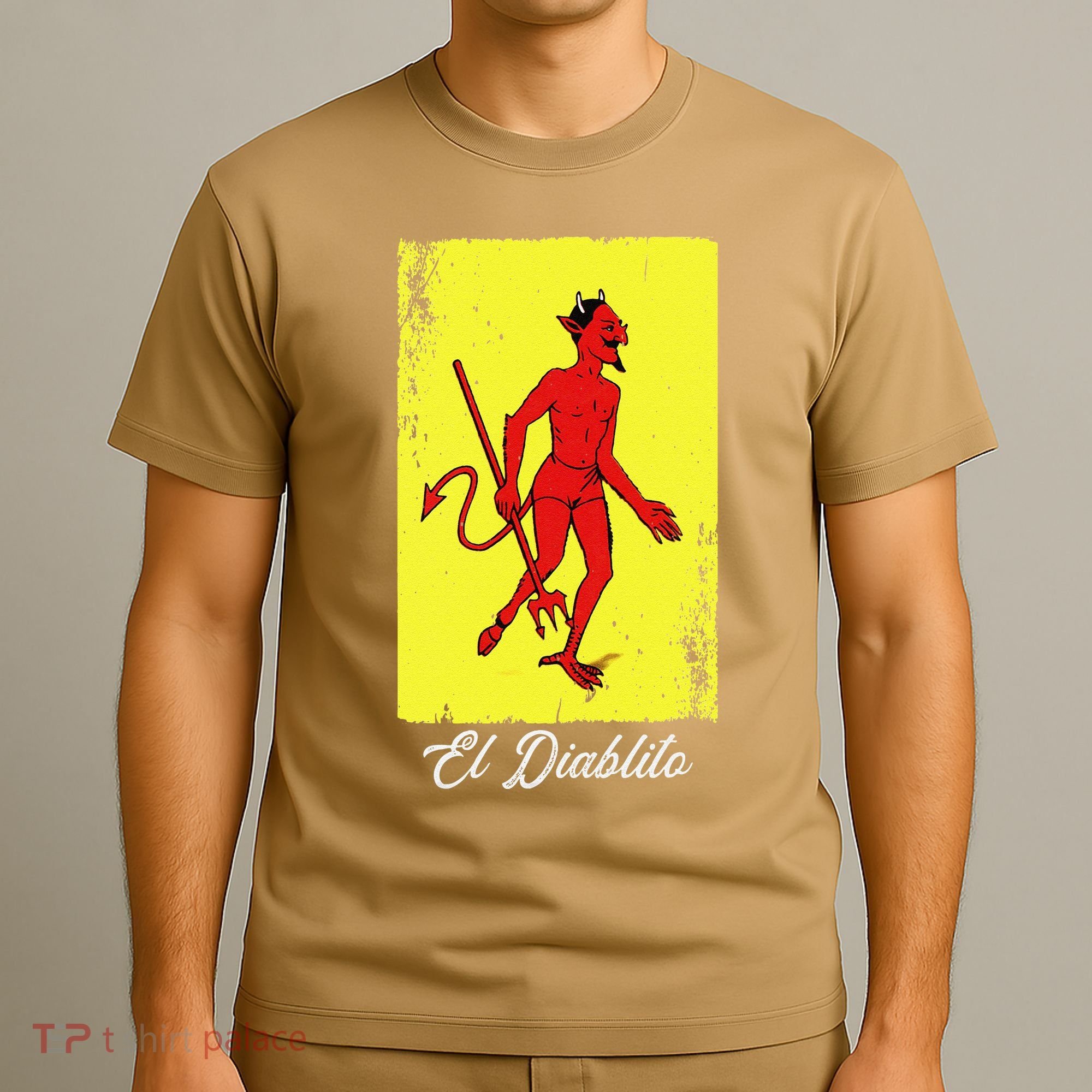 El Diablito Card Mexican Lottery Card T-Shirt